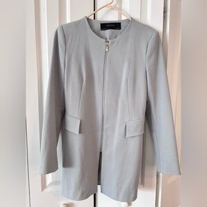 Zara Light Gray Women's Blazer